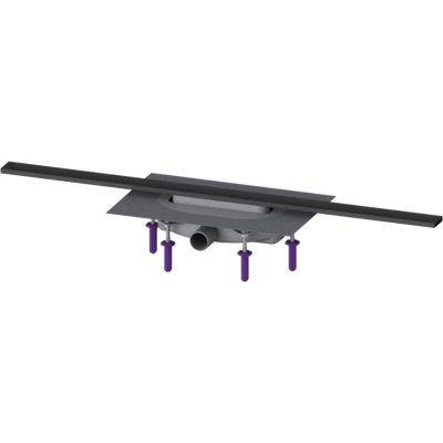 Kessel Linearis Infinity 60 Schwarze gebürstet Duschrinne - Duschrinne Kessel Linearis Infinity 60 Schwarze gebürstet Duschrinne - Duschrinne