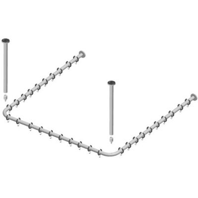 Keuco Modell 14940171200 - U-förmiger Duschstangen-Set - Quadrat 1200x1200mm Keuco Modell 14940171200 - U-förmiger Duschstangen-Set - Quadrat 1200x1200mm