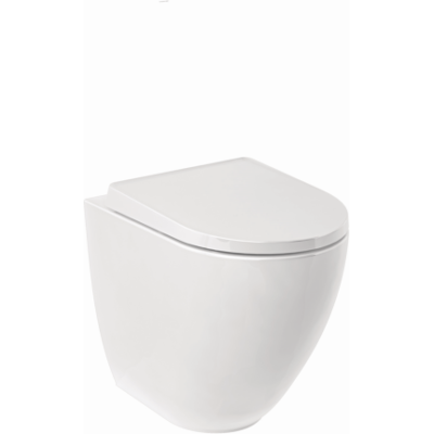Kludi RESA D Spiralflush-Stand-WC 24WCB0443 52 cm, Universalförmiger Abfluss Weiß glänzend Kludi RESA D Spiralflush-Stand-WC 24WCB0443 52 cm, Universalförmiger Abfluss Weiß glänzend