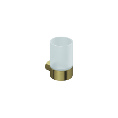 Kludi VELA R Glashalter - Wandmontage, Brushed Gold - Glass holder Kludi VELA R Glashalter - Wandmontage, Brushed Gold - Glass holder