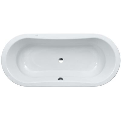 LAUFEN Oval-Badewanne - Thallium, 180x80x42 cm, Weiß LAUFEN Oval-Badewanne - Thallium, 180x80x42 cm, Weiß