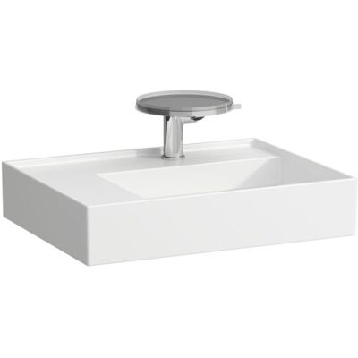 LAUFEN Kartell Waschtisch 8103354001111, 60x46cm, weiß LCC, Ablage links, 1 Hahnloch, Saphirkeramik LAUFEN Kartell Waschtisch 8103354001111, 60x46cm, weiß LCC, Ablage links, 1 Hahnloch, Saphirkeramik