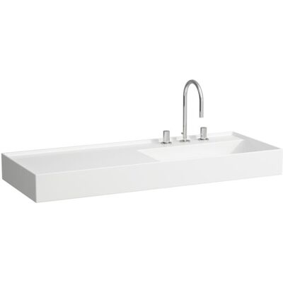 LAUFEN Wandmontage Waschtisch, Weiß, 1 Hahnloch, ohne Überlauf LAUFEN Wandmontage Waschtisch, Weiß, 1 Hahnloch, ohne Überlauf