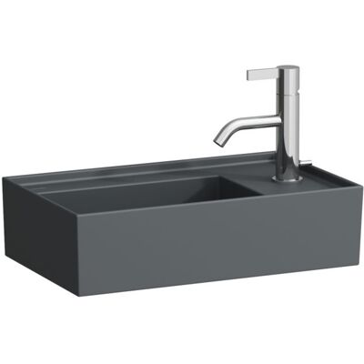 Laufen H8153347581121 - Handwaschbecken, Armaturenbank, Graphit Laufen H8153347581121 - Handwaschbecken, Armaturenbank, Graphit