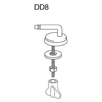 Pressalit DD8999 Universalscharnier Unten - WC-Sitz Pressalit DD8999 Universalscharnier Unten - WC-Sitz