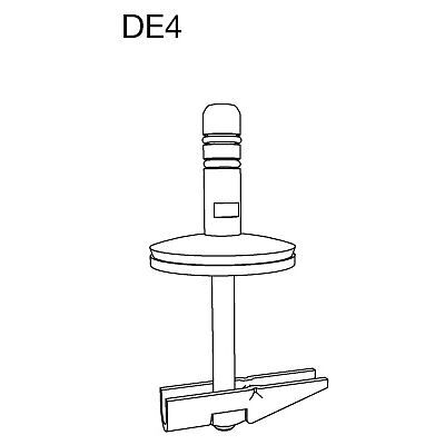 Pressalit Universal-Scharnier DE4999 Edelstahl, für WC-Sitz I-Can, mit lift-off, Montage von oben Pressalit Universal-Scharnier DE4999 Edelstahl, für WC-Sitz I-Can, mit lift-off, Montage von oben