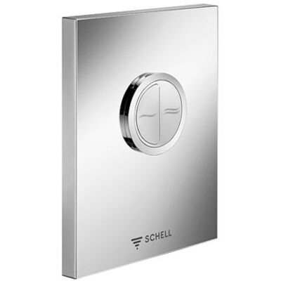 Schell Edition eco WC-Betätigungsplatte 028142899 Edelstahl, Niederdruck, Zweimengenspülung Schell Edition eco WC-Betätigungsplatte 028142899 Edelstahl, Niederdruck, Zweimengenspülung