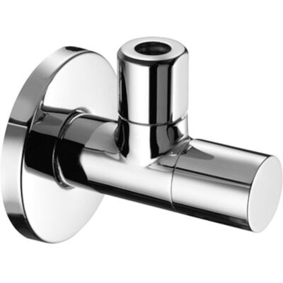 Schell Stile Eckventil - Chrom, Regulierfunktion, 60mm Abdeckung, DN 15 G 1/2, Ø 10mm Ausgang - Eckventil Schell Stile Eckventil - Chrom, Regulierfunktion, 60mm Abdeckung, DN 15 G 1/2, Ø 10mm Ausgang - Eckventil