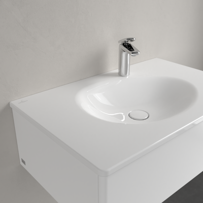 Villeroy & Boch Antao Weiß Alpin Wandmontierter Rechteckwaschtisch - Badezimmermöbel Villeroy & Boch Antao Weiß Alpin Wandmontierter Rechteckwaschtisch - Badezimmermöbel