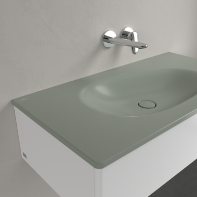 Villeroy & Boch Antao Wandwaschtisch - 100x50cm - Morning Green Villeroy & Boch Antao Wandwaschtisch - 100x50cm - Morning Green