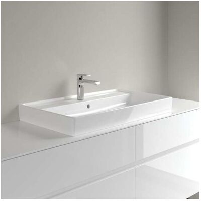 Villeroy & Boch Collaro Weiß Alpin Rechteckiger Wand-Waschtisch Villeroy & Boch Collaro Weiß Alpin Rechteckiger Wand-Waschtisch