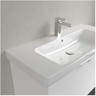 Villeroy & Boch Architectura Waschbecken - Rechteck, mittig, 1000x460mm, Weiß Villeroy & Boch Architectura Waschbecken - Rechteck, mittig, 1000x460mm, Weiß