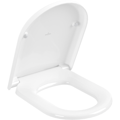 Villeroy und Boch Villeroy & Boch WC-Sitz Hommage 8809S6R1 weiß, Softclose, Scharniere Edelmessing Villeroy und Boch Villeroy & Boch WC-Sitz Hommage 8809S6R1 weiß, Softclose, Scharniere Edelmessing