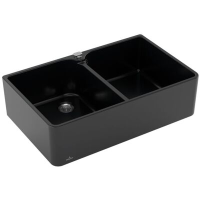 Villeroy & Boch Doppelbecken - Ebony - 638002S5 Villeroy & Boch Doppelbecken - Ebony - 638002S5