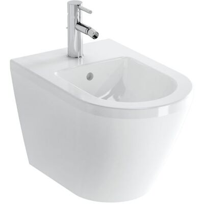 VitrA Integra Wand-Bidet - Überlauf, 1 Hahnloch - Weiß VitrA Integra Wand-Bidet - Überlauf, 1 Hahnloch - Weiß