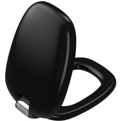 Vitra Plural WC-Sitz - mit Absenkautomatik, Schnellverschluss, schwarz matt Vitra Plural WC-Sitz - mit Absenkautomatik, Schnellverschluss, schwarz matt