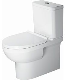 Duravit No. 1 Stand-Tiefspül-WC Kombination 2182090000 4,5 Liter, weiß, 36,5x65cm, Rimless, weiß