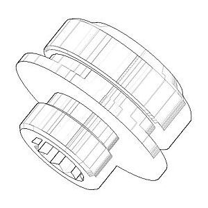 Dornbracht SCHR-N.M22 x 1-A*M14 x 1-A KU 092403020-00 50x35x20_chrom