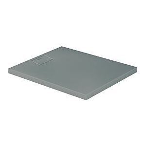 Duravit Rechteck-Duschwanne 720147180000000 100 x 80 x 5 cm, Beton grau