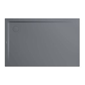 Kaldewei Superplan Duschwanne 383448043671 75x100x2,5cm, mit Träger, Perl-Effekt, warm grey60