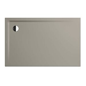 Kaldewei Superplan Duschwanne 386247980670 100x160x2,5cm, mit Träger flach, ohne Effekt/Antislip, warm grey50