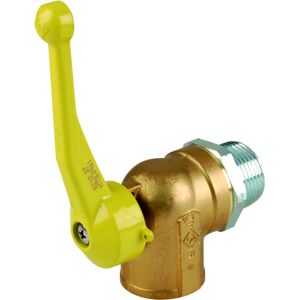 Aalberts SEPP Gas Eckkugelhahn 0004050 DN 25, R 1 x Rp 1, für Zweirohrgaszähler, Messing Aalberts SEPP Gas Eckkugelhahn 0004050 DN 25, R 1 x Rp 1, für Zweirohrgaszähler, Messing