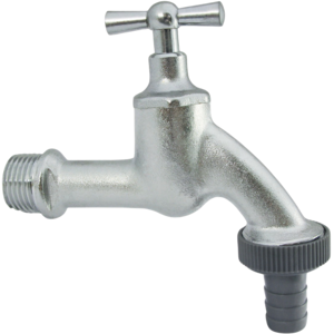 AquaCraft Auslaufventil mit Knebelgriff 3/4 Zoll 1001000116 matt verchromt AquaCraft Auslaufventil mit Knebelgriff 3/4 Zoll 1001000116 matt verchromt