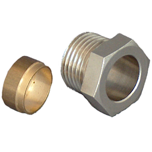 Oventrop Nickel-beschichtete Klemmringverschraubung 1028152 G 2000 - Fitting Oventrop Nickel-beschichtete Klemmringverschraubung 1028152 G 2000 - Fitting