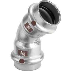 Viega Temponox 809843 45° Stahl Rohrfitting - Rohrverbindungsteile Viega Temponox 809843 45° Stahl Rohrfitting - Rohrverbindungsteile