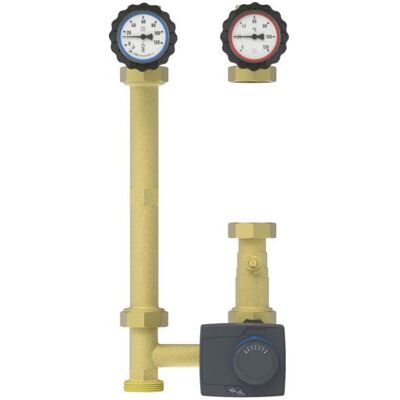 Afriso Heizungspumpengruppe 77300 3WM-SM DN 25, mit Mischer und Motor, ohne Pumpe Afriso Heizungspumpengruppe 77300 3WM-SM DN 25, mit Mischer und Motor, ohne Pumpe