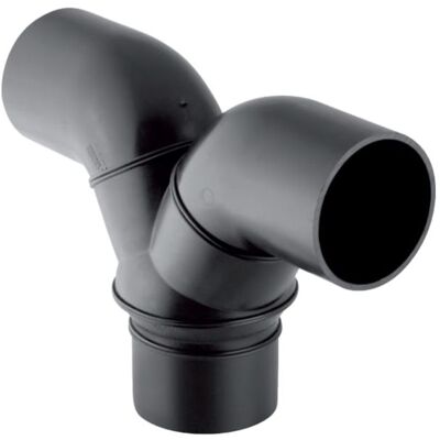 Geberit Silent db20 DN 90/90 2x90° PE-HD - Rohrverbindung Geberit Silent db20 DN 90/90 2x90° PE-HD - Rohrverbindung