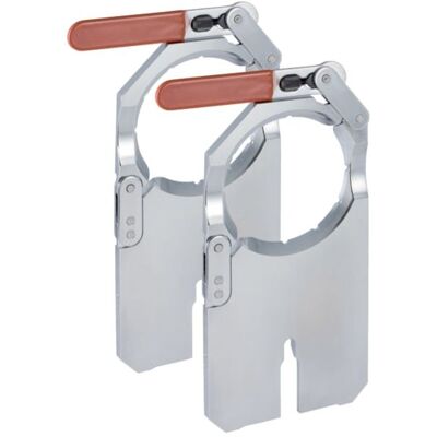 Geberit Aufspannplatten-Set - Verchromt - DN 50 - für Schweißmaschine Geberit Aufspannplatten-Set - Verchromt - DN 50 - für Schweißmaschine
