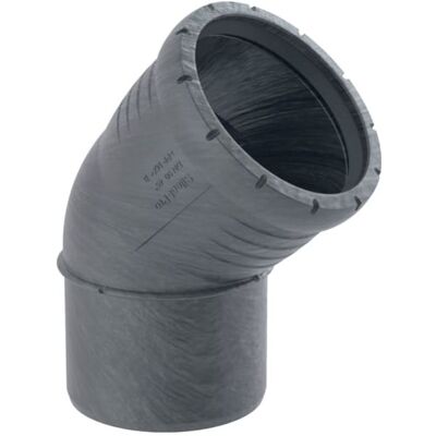 Geberit Silent Pro Bogen - Abwasserbogen - 393222141 Geberit Silent Pro Bogen - Abwasserbogen - 393222141