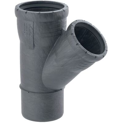 Geberit Silent Pro Abzweig - 45° DN 100/90 - Abwasserabzweig Geberit Silent Pro Abzweig - 45° DN 100/90 - Abwasserabzweig