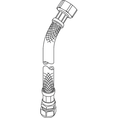 Ideal Standard Druckschlauch G1/2-12/400 - Druckschlauch Ideal Standard Druckschlauch G1/2-12/400 - Druckschlauch