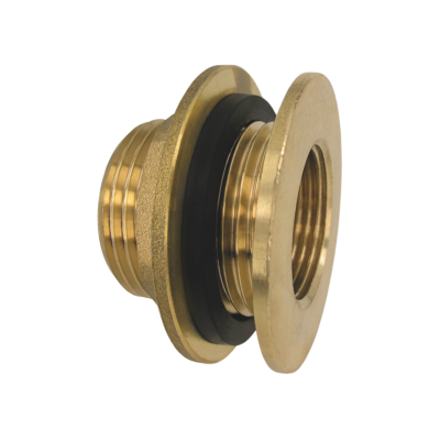 AquaCraft Tankdurchführung 1001000097 1/2" IG und 3/4" AG, Messing, Regentonnendurchführung AquaCraft Tankdurchführung 1001000097 1/2" IG und 3/4" AG, Messing, Regentonnendurchführung