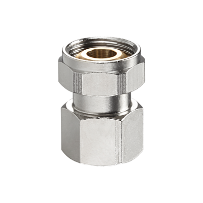 Oventrop Nickel Messing Verschraubung - G 3/4 x G 1/2 - Für Heizkörperventile Oventrop Nickel Messing Verschraubung - G 3/4 x G 1/2 - Für Heizkörperventile