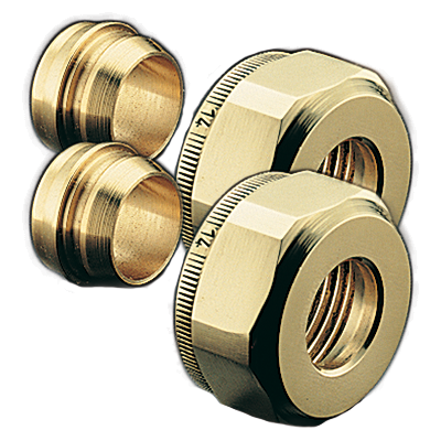 Oventrop Nickel Messing 10mm Doppel-Klemmringverschraubung - Rohrfitting Oventrop Nickel Messing 10mm Doppel-Klemmringverschraubung - Rohrfitting