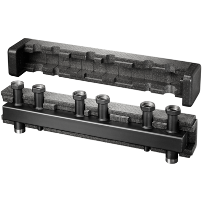 Oventrop 1351674 Stahl Verteilerblock - 4 Heizkreise Oventrop 1351674 Stahl Verteilerblock - 4 Heizkreise