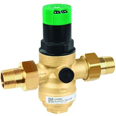 Honeywell Druckminderer -LF D06F-1LFB Messing bleifrei, MS-Tasse, Tülle 1" Honeywell Druckminderer -LF D06F-1LFB Messing bleifrei, MS-Tasse, Tülle 1"