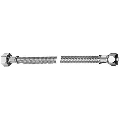 Schell Edelstahl-Schlauch - G 1/2 & G 3/8 - 1000mm - Chrom - Flexibler Schlauch Schell Edelstahl-Schlauch - G 1/2 & G 3/8 - 1000mm - Chrom - Flexibler Schlauch