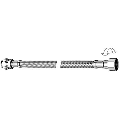 Schell 103010630 - Chrom Flexibler Schlauch - 3/8" G 3/8 AG - 500mm - Flexi Schell 103010630 - Chrom Flexibler Schlauch - 3/8" G 3/8 AG - 500mm - Flexi
