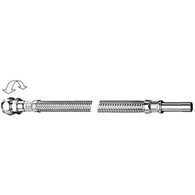 Schell Clean-Flex S Flexibler Schlauch 103070699 verchromt, 500 mm, Quetschverschraubung G 3/8 AG x Ø 10 mm, drehbar Schell Clean-Flex S Flexibler Schlauch 103070699 verchromt, 500 mm, Quetschverschraubung G 3/8 AG x Ø 10 mm, drehbar