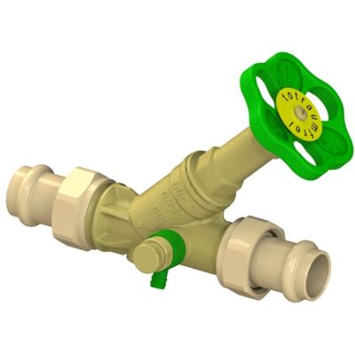 Schlösser Freistromventil 0015872200001 DN 20, 22mm, AG, mit Entleerung, nichtsteigende Spindel Schlösser Freistromventil 0015872200001 DN 20, 22mm, AG, mit Entleerung, nichtsteigende Spindel