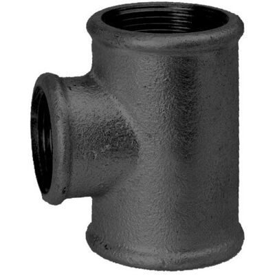Hermann Schmidt T-Stück - DN 20 x 15 - Schwarz Hermann Schmidt T-Stück - DN 20 x 15 - Schwarz