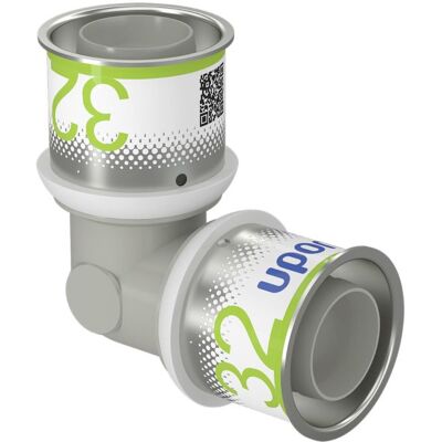 Uponor S-Press PLUS 90° Winkel 32 mm PPSU Uponor S-Press PLUS 90° Winkel 32 mm PPSU