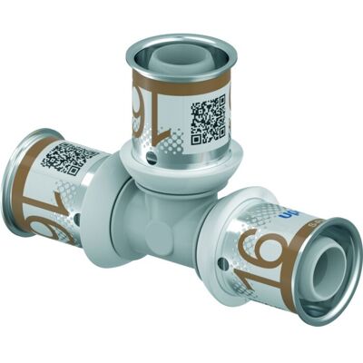 Uponor S-Press PLUS PPSU 16x16x16 mm - Rohrverbinder Uponor S-Press PLUS PPSU 16x16x16 mm - Rohrverbinder