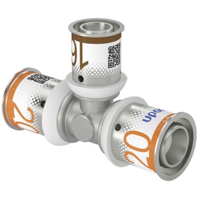 Uponor S-Press PLUS T-Stück 1070568 20 x 16 x 20 mm, reduziert Uponor S-Press PLUS T-Stück 1070568 20 x 16 x 20 mm, reduziert