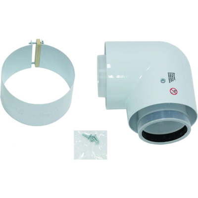 Vaillant EcoTec/EcoMax 125mm 87° Heizkessel-Abgasrohrbogen Vaillant EcoTec/EcoMax 125mm 87° Heizkessel-Abgasrohrbogen