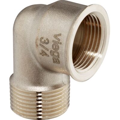 Viega Bogen 264147 R 2 x Rp 2, 90Grad, Rotguss Viega Bogen 264147 R 2 x Rp 2, 90Grad, Rotguss